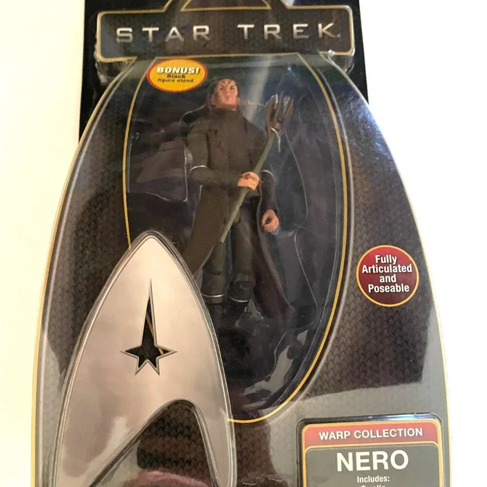 Star Trek Warp Collection Nero Vintage Y2K 2009 Action Figure New Toy Excellent